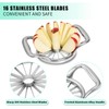 LIIGEMI 5.5 Inch Extra Large Apple Slicer,16-Slice Thin Apple Slicer