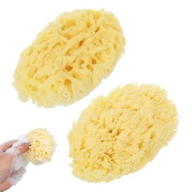 FRCOLOR 2 Piezas Esponja De Baño Natural Esponja De Ducha En Forma De Animal De Panal Sin Químicos Para Niños Y Adultos Baño Y Cuerpo