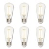 Westinghouse 4518700 6.5 Watt (60 Watt Equivalent) ST15 Dimmable Clear