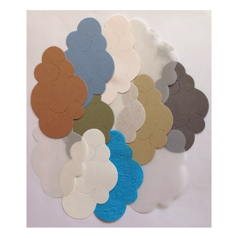 Craft-N-Shed Handmade LARGE CLOUD Die-Cuts(4pc)W