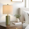 G-SAFAVA 20.25" Small Single Table Lamp for Bedroom Modern Ceramic