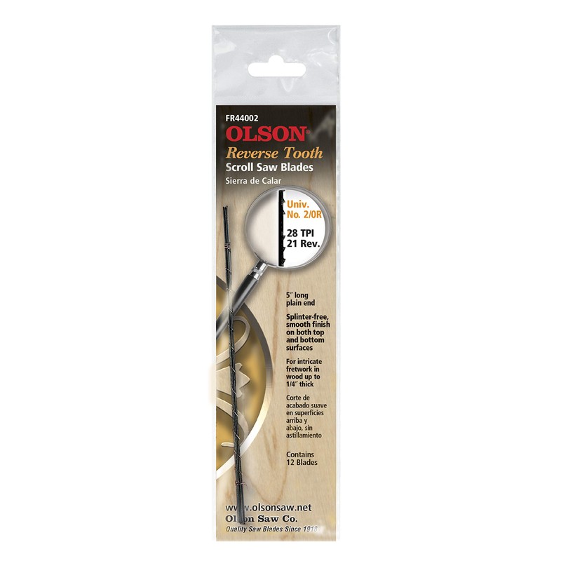 Olson Saw FR44002 0.026 by 0.011-Inch 28 BL12 Reverse Tooth
