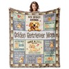 LXCCLDOLAC Golden Retriever Blanket 60x50 - Gifts for Mom, Women,