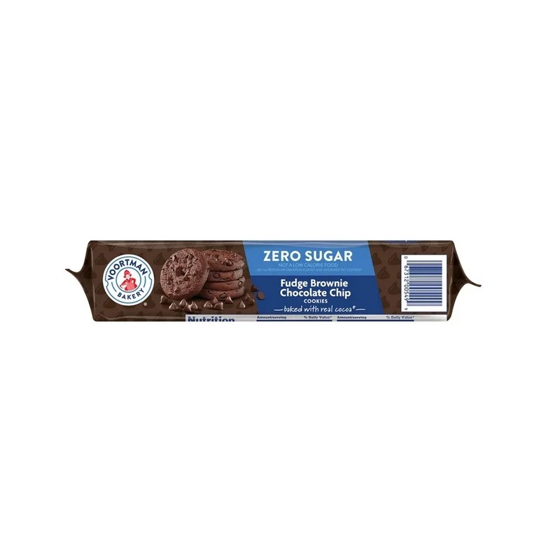 Voortman (3 pack) VOORTMAN Bakery Zero Sugar Fudge Brownie Chocolate