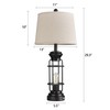 Reaketon Table Lamp Set of 2 with USB Ports, 28"