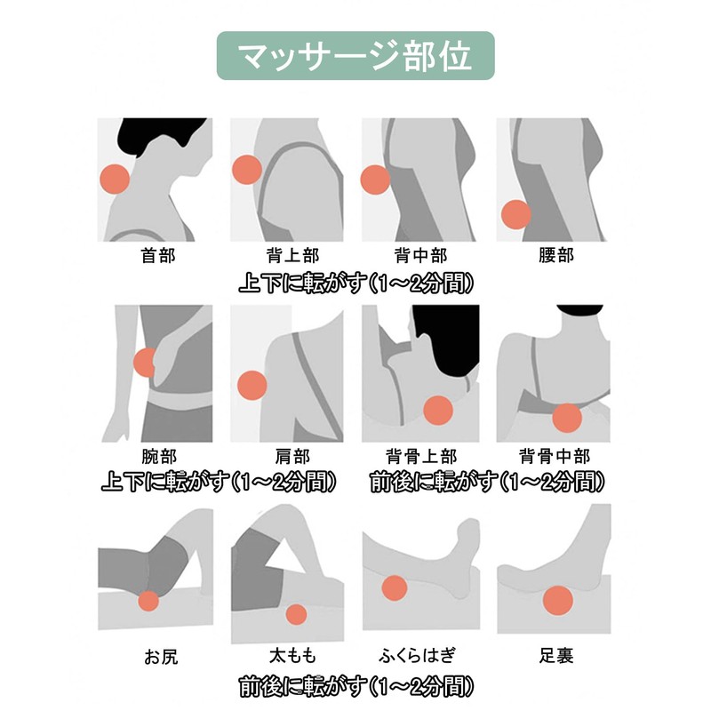 Aquafix マッサージボール シリコン製 ストレッチボール 筋膜球 筋膜リリース 疲れ解消 全身 ツボ押し 筋肉痛/肩/首/腰/背中/ふくらはぎ/足用（ブルー）