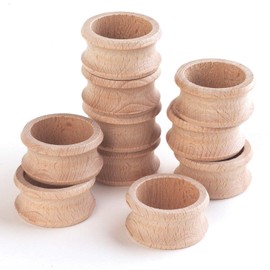 TickiT 73905 Wooden Napkin Rings Pack of 10
