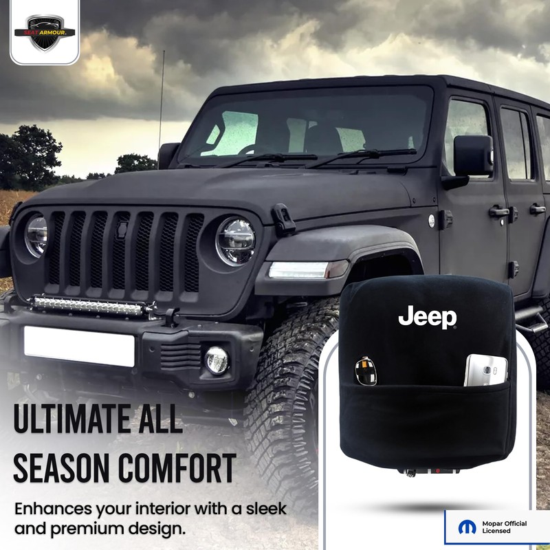 Premium Console Armrest Cover for Jeep Wrangler (2011-2014) – Soft,