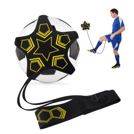 GWAWG Kicktrainer Football Trainer Solo Football Trainer 5 Claw Cloth Volleyball/Rugby/Football Training Accessories Adjustable Waist Belt Football Gifts Boys for Balls Size 3/4/5