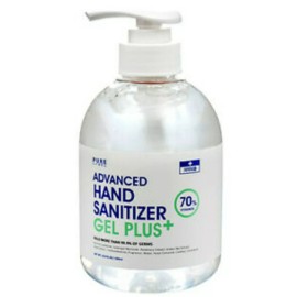 Pure Label ADVANCED HAND SANITIZER GEL PLUS 500 ml (16.9 fl oz) 70% alcohol