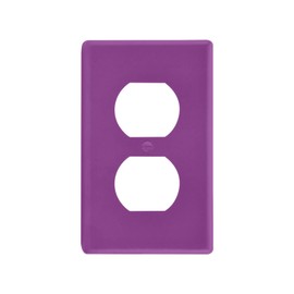 Purple Duplex Outlet Covers Wall Plate Light Switch Cover Plates 2 Gang Kitchen Home Decor H4.53 xL2.76 inch