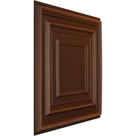 Ekena Millwork 19 5/8"W x 19 5/8"H Multiplex EnduraWall Decorative 3D Wall Panel, Aged Metallic Rust (Covers 2.67 Sq. Ft.