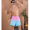SILKWORLD Men Swimming Trunks Quick Dry Swim Shorts Bathing Suit