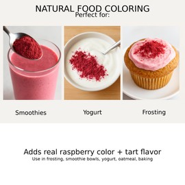 Panfruit Organic Freeze-Dried Raspberry Powder – 3 Pack (3.5 oz Each) | 100% Real Fruit, Non-GMO, No Sugar Added, Vegan, Gluten-Free Superfood for Smoothies & Baking