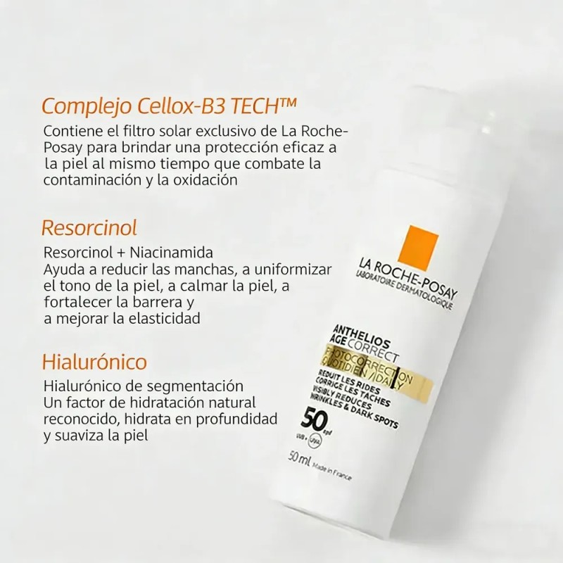 Gel Crema La Roche Posay Anthelios Age Correct Fps50 50ml