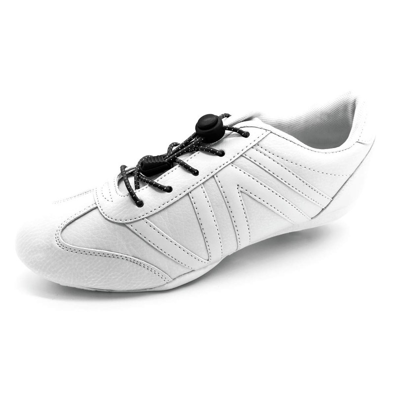 Elastic Flat or Quick-Release Shoe Laces Alternative to Traditional Shoe