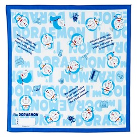 Sanrio Doraemon S-580953 Lunch Cloth, 3-Piece Set, Approx. 16.9 x 16.9 inches (43 x 43 cm), Cotton