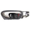 TRQ Right Interior Door Handle Gray Housing with Silver Lever