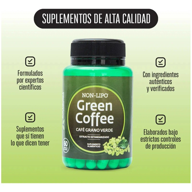 Caf Verde 100 Puro 60 Cpsulas De 500 Mg Green