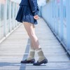 phnydreg Slouch Socks Gray Striped Slouch Socks Scrunch Socks for