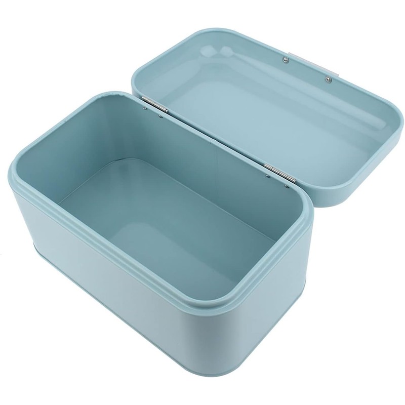 Buachois Large Bread Box,Iron Bread Box with Lid,Metal Bread Storage