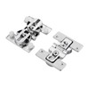 Gorise 4pcs Reverse Folding Sliding Door Hinge Wardrobe Bi-Fold Closet