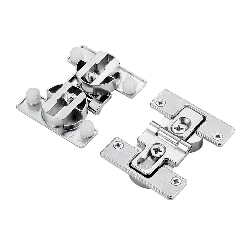 Gorise 4pcs Reverse Folding Sliding Door Hinge Wardrobe Bi-Fold Closet