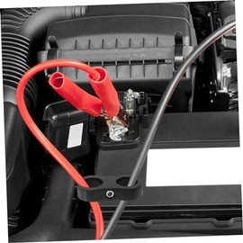 Pack of 2 Hose Clamp 20 mm Heating Pipe Clamp Fuel Line Double Hole Design Black for Secure Hold Car Motorcycle