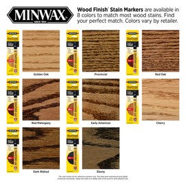 Minwax 634900000 Wood Finish Stain Marker for Touch Ups, Ebony