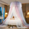 AIKASY Princess Bed Canopy for Girls & Adults, Elegant Double-Layer