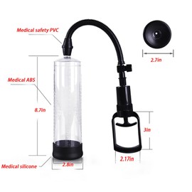Bomba de vacío manual para mejores erecciones, kit completo de juguete masculino, gran adición a tu colección de ampliación y mejora