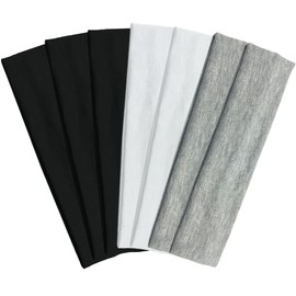 7-Pack Non-Slip Stretch Headbands for Women & Girls - Ultra-Soft Elastic Hair Bands for Yoga, Running, Gym, Workout & Spa. Sweat-Wicking Sports Headbands with Breathable Lining & Seamless Fit