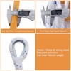 Emergency Fire Escape Rope Ladder with Hooks – 2000 lb