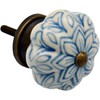 Nicola Spring 6 Pack Light Blue Ceramic Round Drawer Knobs