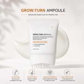 Lilyeve Growturn Hair Growth Serum with Built In Brush Heartleaf Derived Exosomes Lightweight Scalp Care Formula for Daily Hair Routine