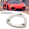 3in 3 Bolt Exhaust Flange Steel Alloy Prevent Leakage Reduce