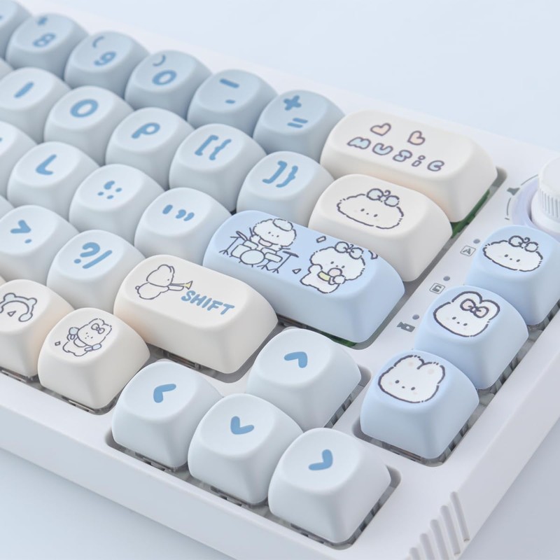JOMKIZ 139 Keys PBT Keycaps, MOA Profile Keycaps, Dye Sublimation,