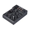 Qudai AGE03 5-Channel Mini Mic-Line Mixing Console Mixer with USB