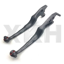 SMT-CARBON FIBER Brake Clutch Skull Hand Levers Compatible With Suzuki Boulevard S50 S83 C90 [B00RUEC14M]