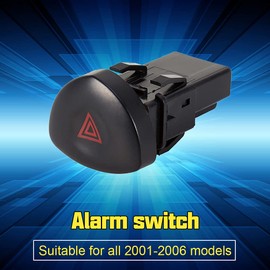 Kuuleyn Alarm Switch, 8200060036 Hazard Switch Button for Clio MK II 2001-2006