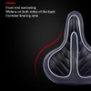 PU Leather Wide Big Bum Bike Gel Cruiser Extra Comfort
