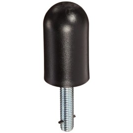 Rockwood 467 Heavy Duty Door Stop, 2" Depth x 3-1/2" Height, Black Finish, 467-RKW