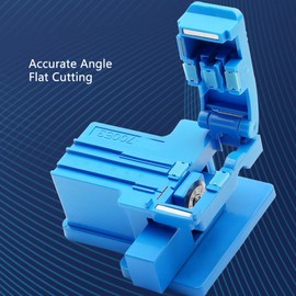 Cortador de Cuchilla de Fibra óptica, Cortador de Fibra óptica de Tamaño Mini, 10 Puntos de Corte, Moldeo por Inyección Fina de ángulo Preciso para Procesamiento Mecánico