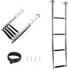 Amarine Made 4 Steps Boat Ladder Pontoon Telescoping Stainless Marine