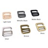 VersaKits 10 Pcs Flat Tri-glide Hook Buckle G Hook Silde