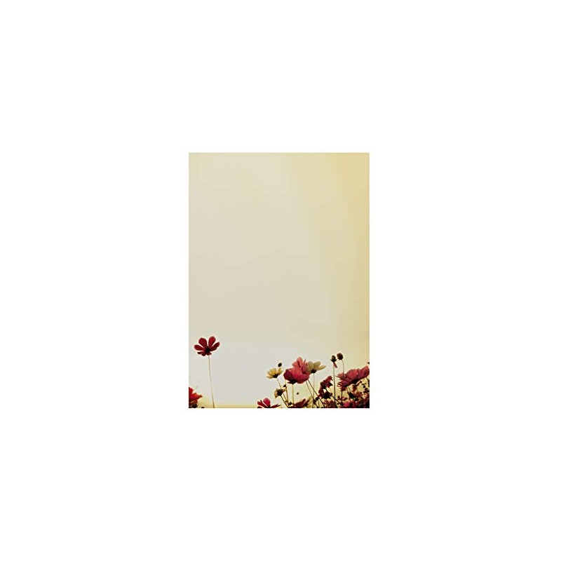 Writing Paper "Sunny Flowers" 20 Sheets of A4 100 g