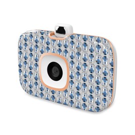 MightySkins Skin Compatible with HP Sprocket 2-in-1 Photo Printer - Galaxy Bots | Protective, Durable, and Unique Vinyl Decal wrap Cover | Easy to Apply, Remove, and Change Styles | Made in The USA