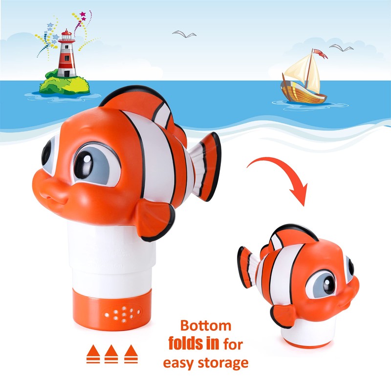 MKLZ Chlorine Floater, Floating Pool Chlorine Dispenser, Fits 1 and