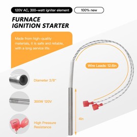 GRABOTE- 80607 Pellet Stove Igniter Starter Replacement Compatible for US Stove & King Igniter, 4840, 5520, 5510, 5500, 5502 Ignitor, 80619, 80481