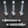 50 Pack 3ml Syringes Luer Lock with Measurement, Plastic Syringe